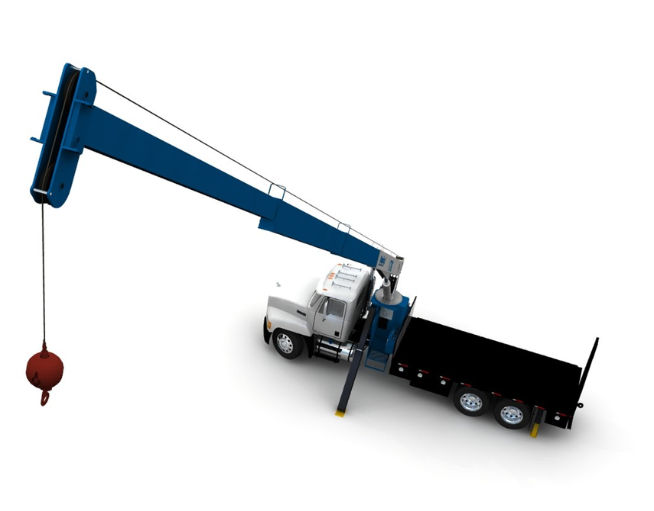 Telescopic Fixed Cab Boom Truck